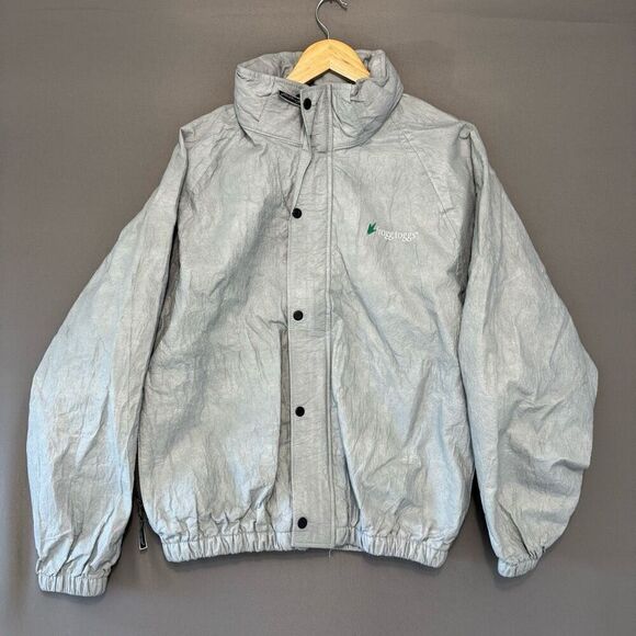 Frogg Toggs Men’s Grey Zip Up Jacket Size Medium 100% Polypropylene - Picture 1 of 11